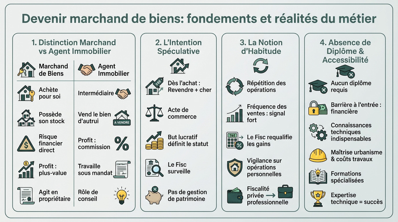 Marchand de biens analysant un dossier immobilier et des plans de rénovation