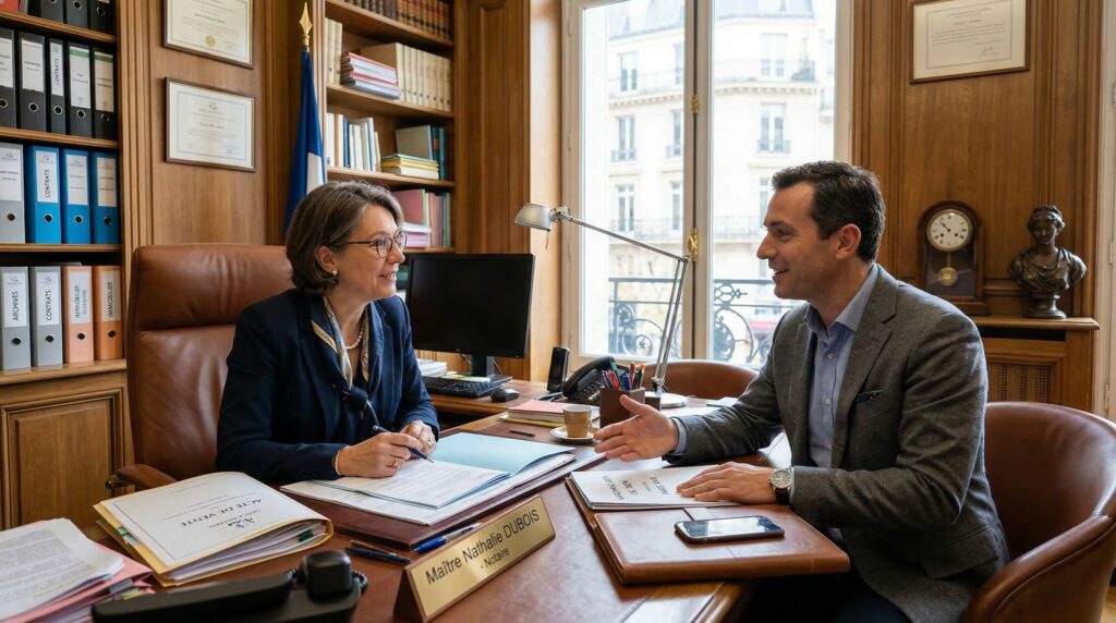 Frais de notaire marchand de biens